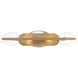 Elora 4 Light 28 inch Legacy Brass Vanity Light Wall Light