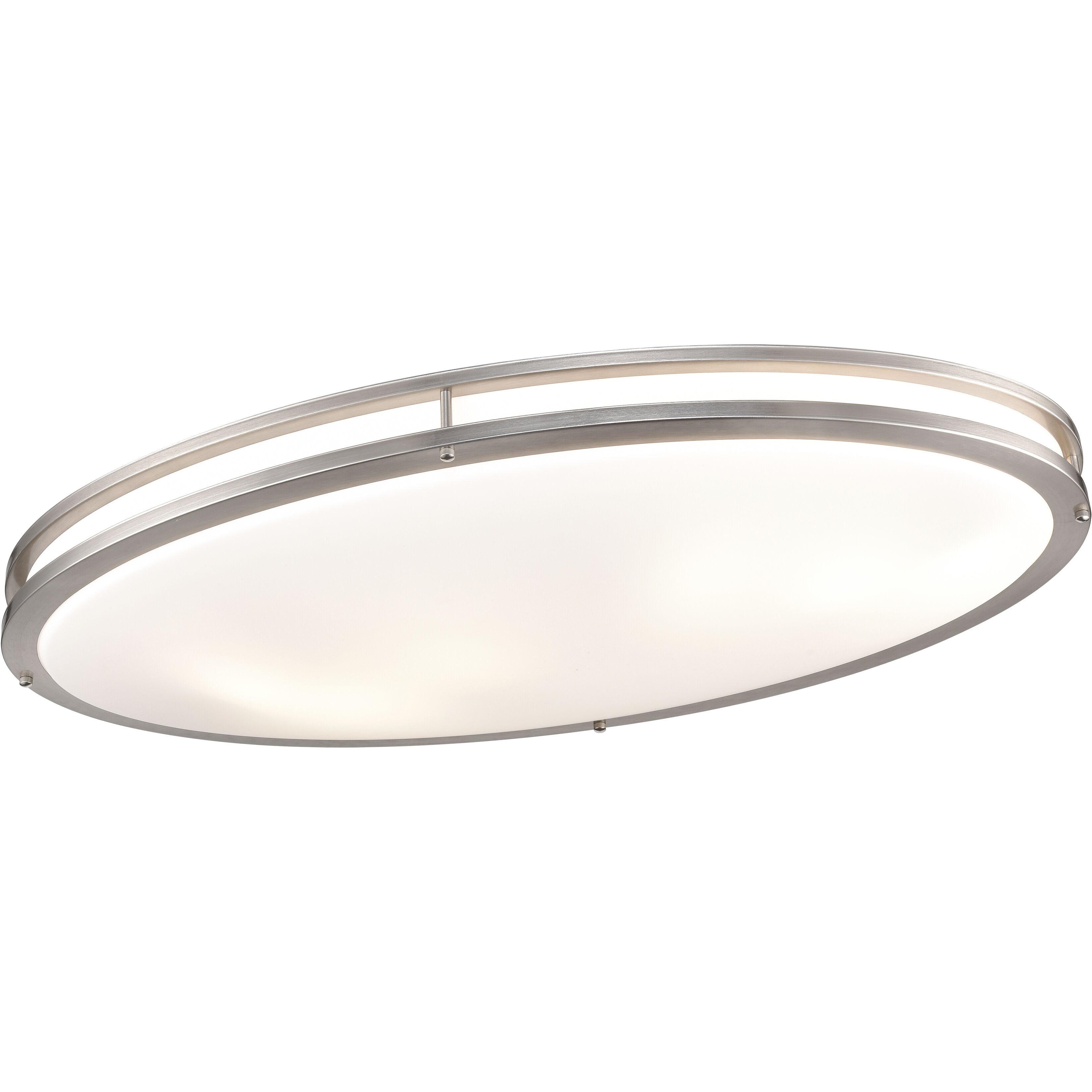 Clarion 6 Light 32.5 inch Brushed Nickel Flush Mount Ceiling Light