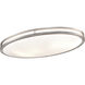 Clarion 6 Light 32.5 inch Brushed Nickel Flush Mount Ceiling Light