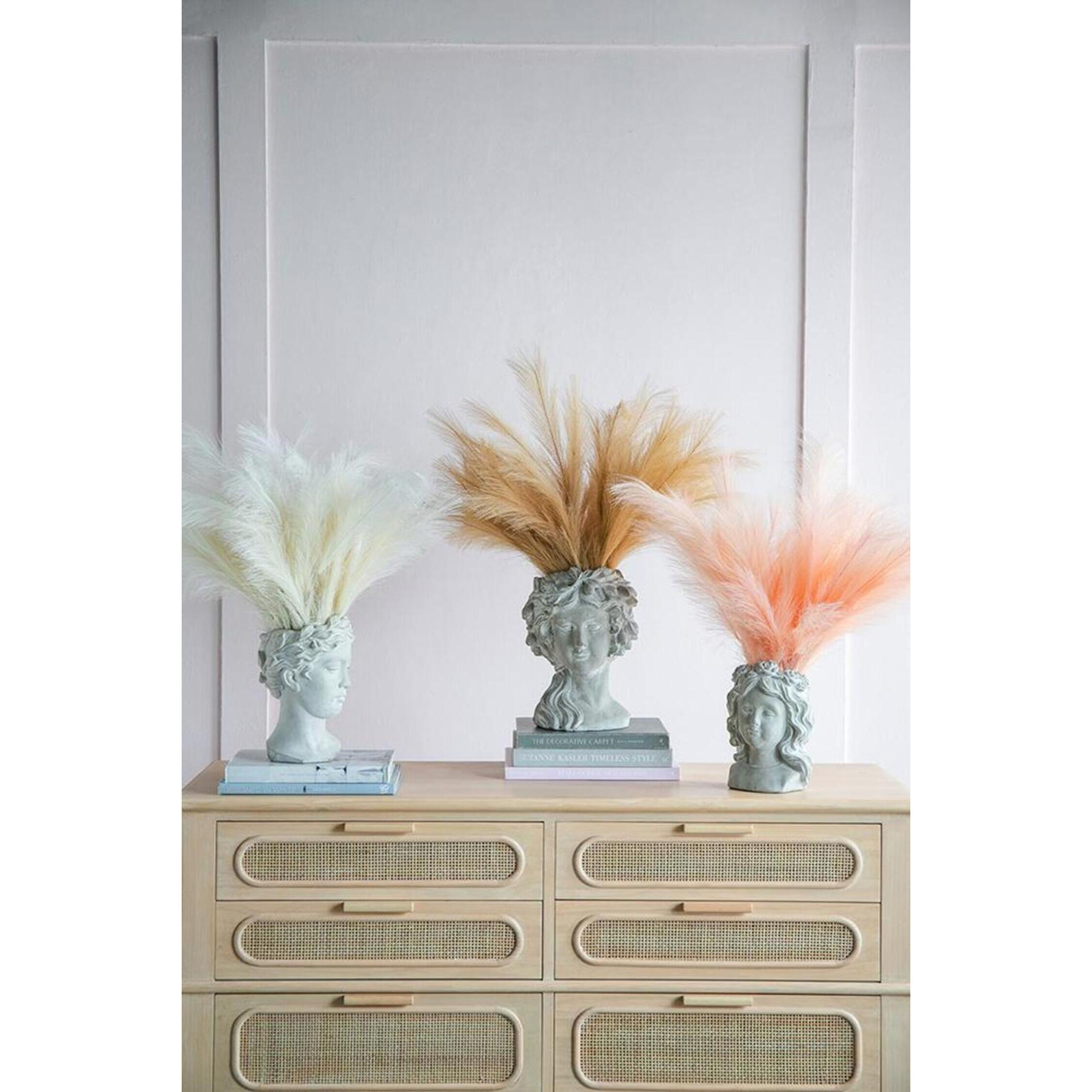 Visage White Wash Outdoor Vase