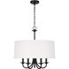 Sean Lavin Seville 5 Light 21.5 inch Midnight Black Chandelier Ceiling Light