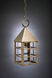 York 1 Light 6 inch Antique Copper Hanging Lantern Ceiling Light in Clear Seedy Glass