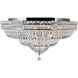 Stefania 21 Light 36 inch Chrome Bowl Flush Mount Ceiling Light