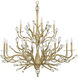 Eve LED 48.5 inch Champagne Gold Foyer Light Ceiling Light