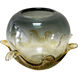 Evelyn 9 X 7 inch Hand Blown Art Glass Vase