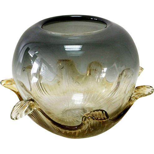 Evelyn 9 X 7 inch Hand Blown Art Glass Vase