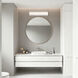 Yep Stratum 1 Light 25.25 inch Brushed Nickel with Jazz White Marble Vanity Light Wall Light
