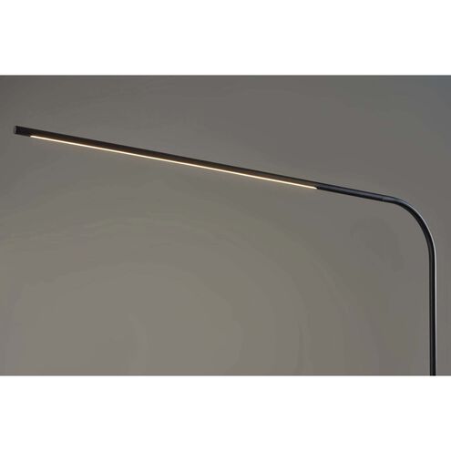 Cullen 74 inch 24.00 watt Black LED Arc Floor Lamp Portable Light, with Smart Switch