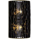Estela 2 Light 10 inch Matte Black Sconce Wall Light, Smithsonian Collaboration