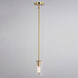 Beverly 1 Light 4.5 inch Muted Brass Mini Pendant Ceiling Light