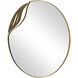 Stiller 23.75 X 23.75 inch Brass with Mirror Wall Mirror