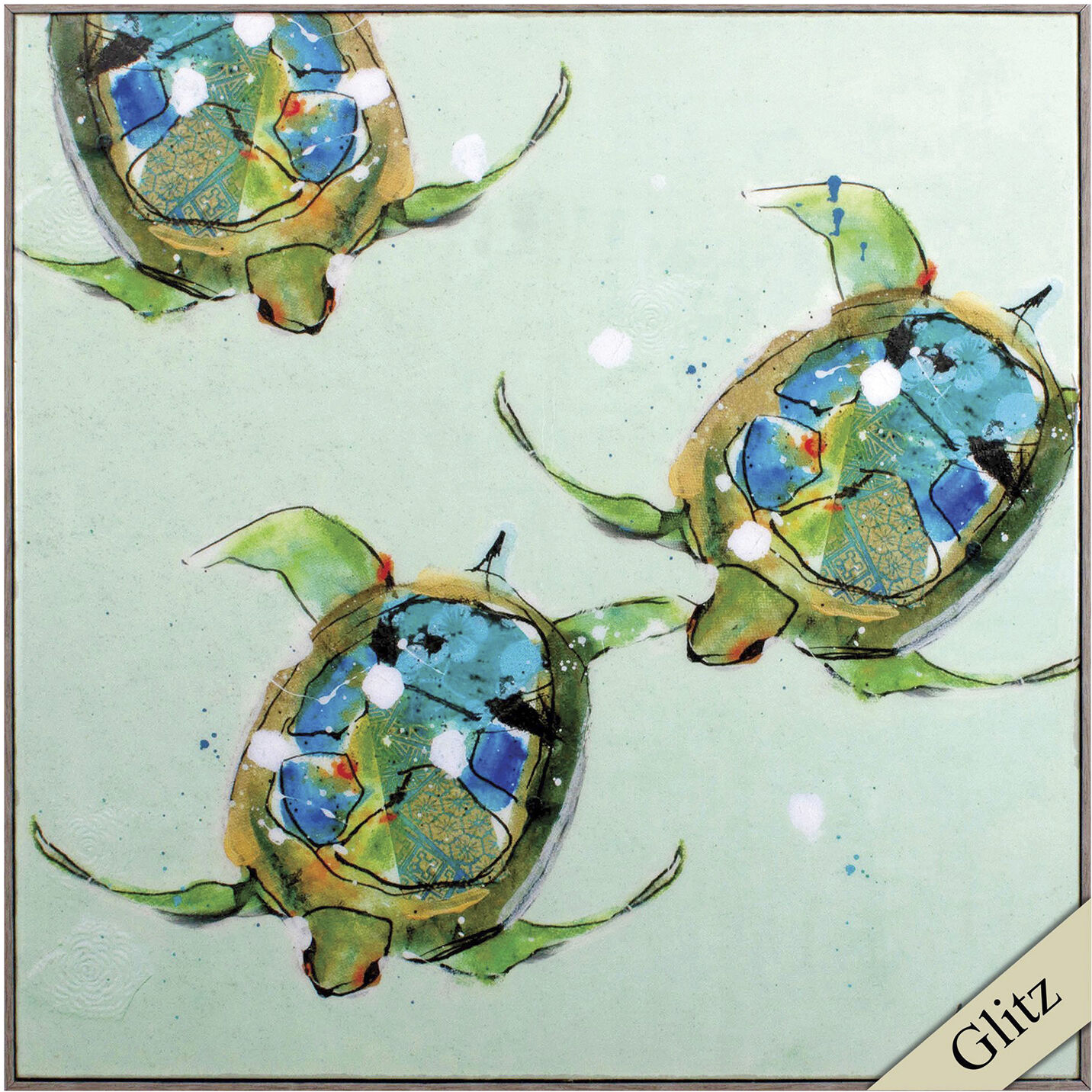 Waterside 30 X 30 inch Non-Glass Framed Art, Propac