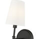 Adorra Indoor Wall Sconce Wall Light in Matte Black
