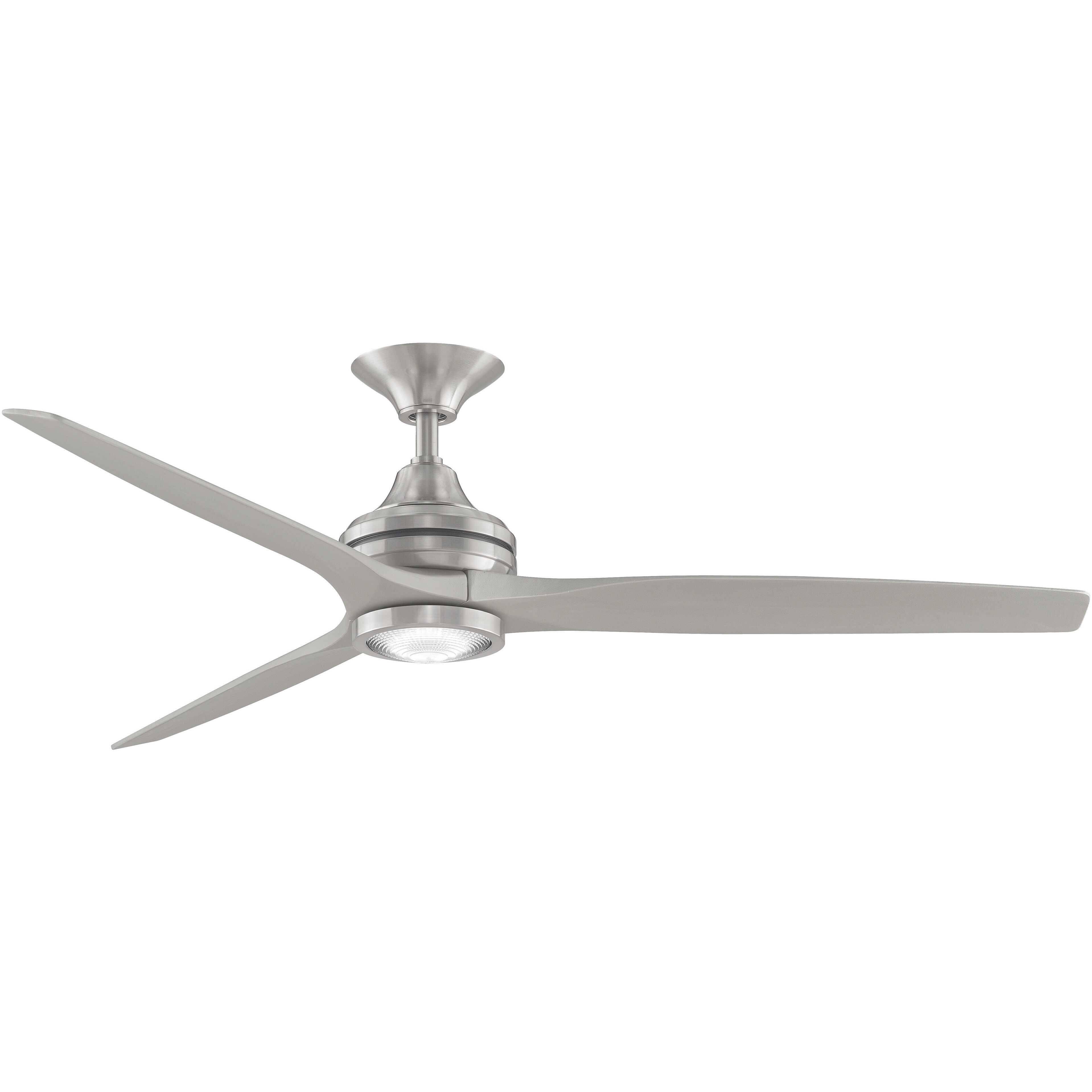 Spitfire 1 Light Brushed Nickel Fan Light Kit
