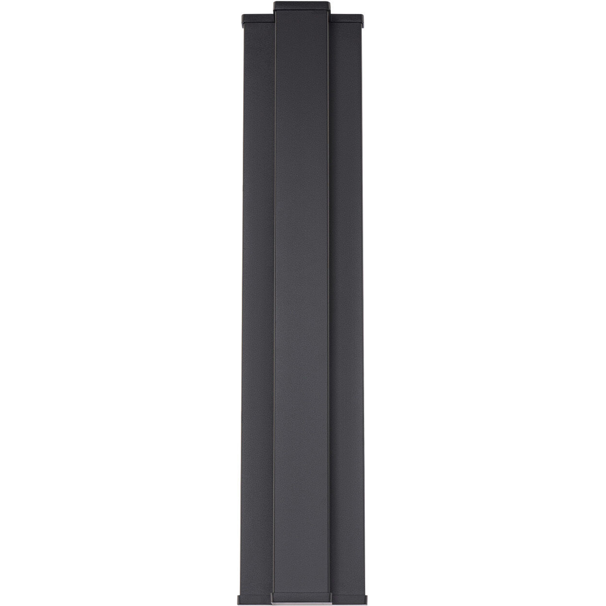 Revels LED 24 inch Black Outdoor Wall Light in 3500K, dweLED