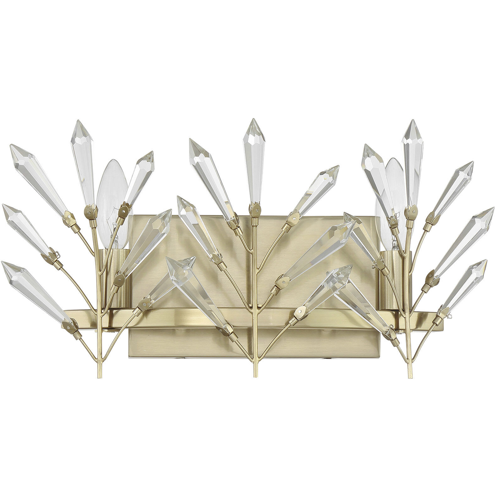 Orianna 2 Light 14.5 inch Noble Brass Bathroom Vanity Light Wall Light