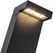 Evans 120-277V 24.00 watt Black Exterior Bollard