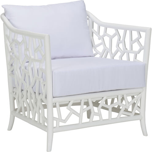 Catania White/Cream Lounge Chair
