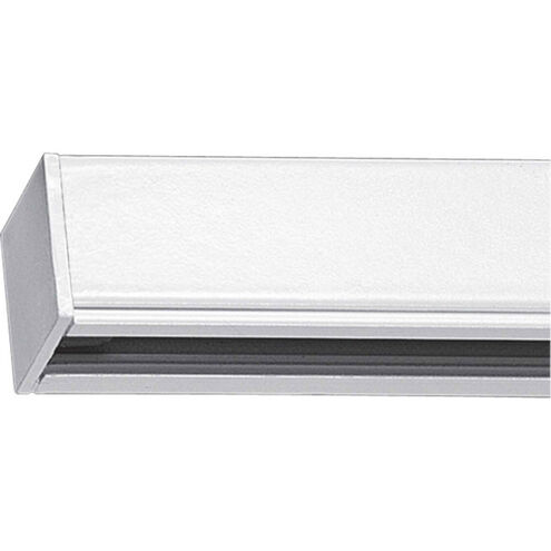 Alpha Trak 120 White Track Section Ceiling Light in Matte White