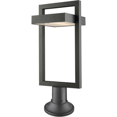 Luttrel LED 23.75 inch Black Outdoor Pier Mounted Fixture
