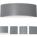 Celia LED 12 inch Textured Grey Outdoor Sconce in 7 in