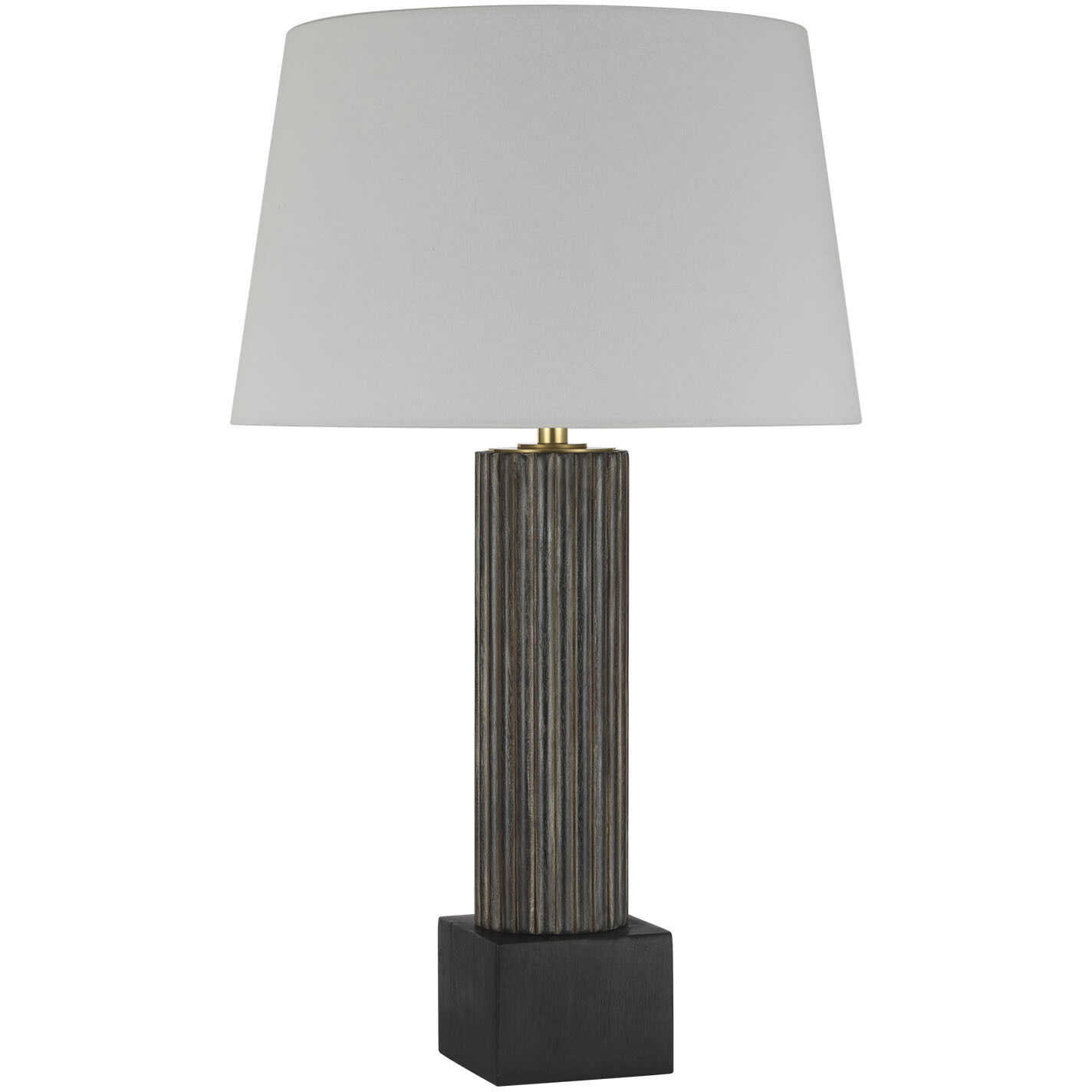 Chapman & Myers Reeve 29.25 inch 15 watt Vintage Walnut and Ebonized Oak Table Lamp Portable Light