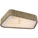 Anne-Marie Barton Fumar LED 21 inch Ridged Tombac Asymmetrical Flush Mount Ceiling Light