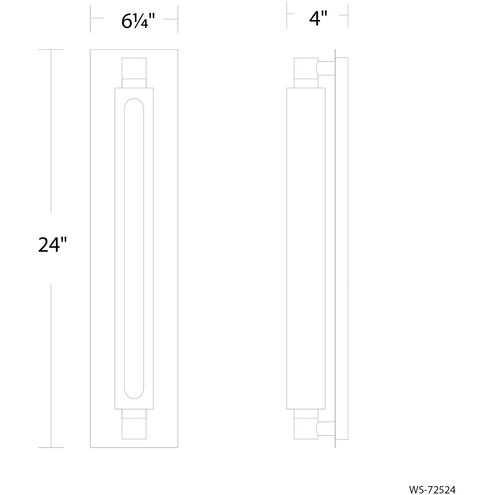 Stanchion Indoor Wall Lighting in White Marble and Brushed Nickel
