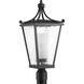 Cadence 1 Light 23 inch Black Outdoor Post Lantern, Design Series