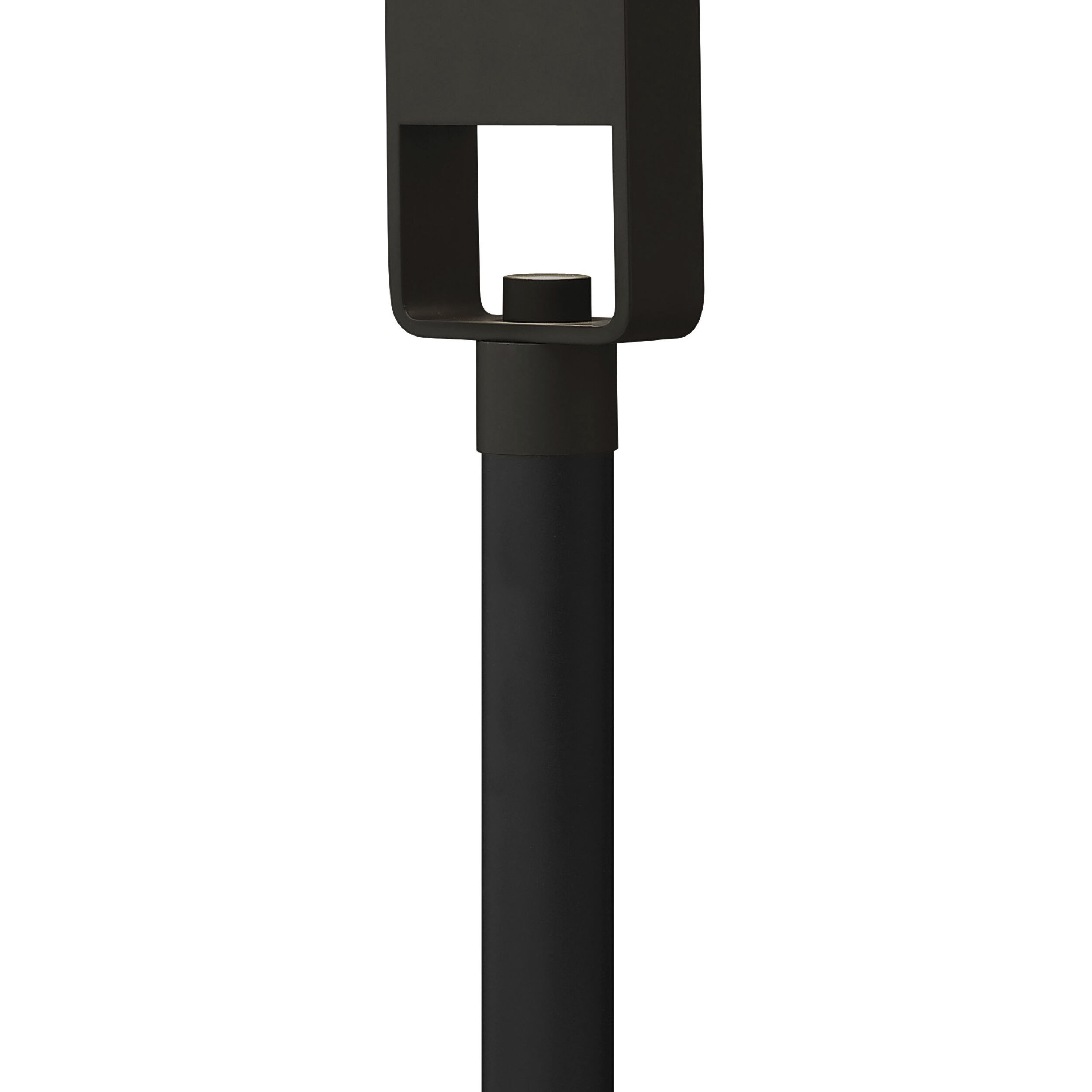 Atlantis LED 25 inch Satin Black Outdoor Post Mount Lantern