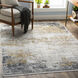Solar 134 X 90 inch Charcoal Rug in 8 x 11, Rectangle