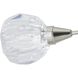 Helena 3 Light 20 inch Polished Nickel Semi-Flush Mount Ceiling Light
