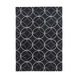 Cosmopolitan 132 X 96 inch Black and Gray Area Rug, Polyester