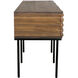 Zodiac 73 X 20.5 inch Dark Walnut Sideboard