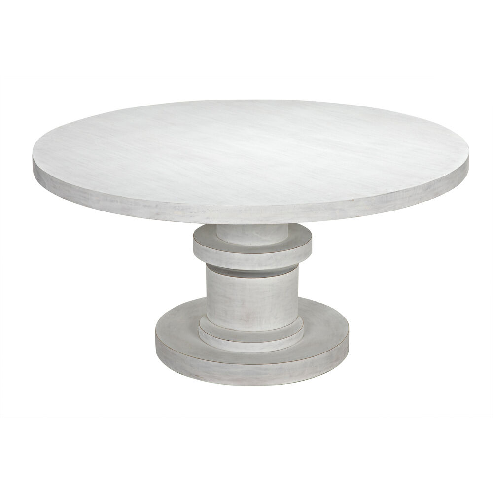 Hugo 60 X 60 inch White Wash Dining Table