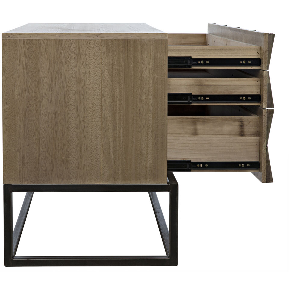 Draco 36 X 21 inch Washed Walnut Sideboard