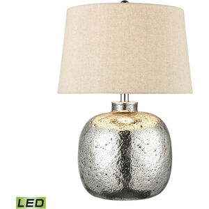 Cicely 24 inch 9.00 watt Silver Mercury Table Lamp Portable Light