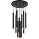 Reign LED 24 inch Matte Black Pendant Ceiling Light