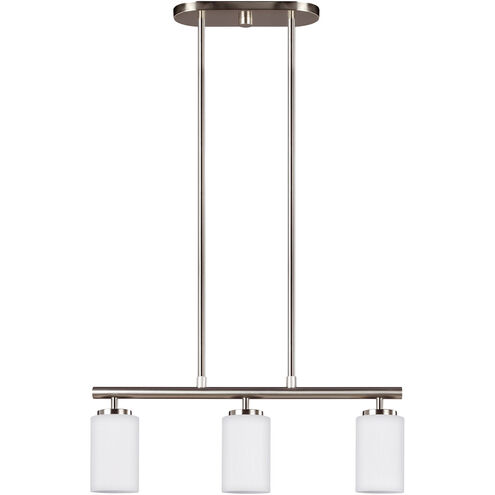 Oslo Island Pendant Ceiling Light in Brushed Nickel