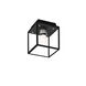 Caged Wet LED 6.81 inch Black / Steel Outdoor Semi-Flush Mount