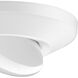 Intrinsic LED 7.25 inch Satin White Flush Mount Ceiling Light in Matte White, Progress LED