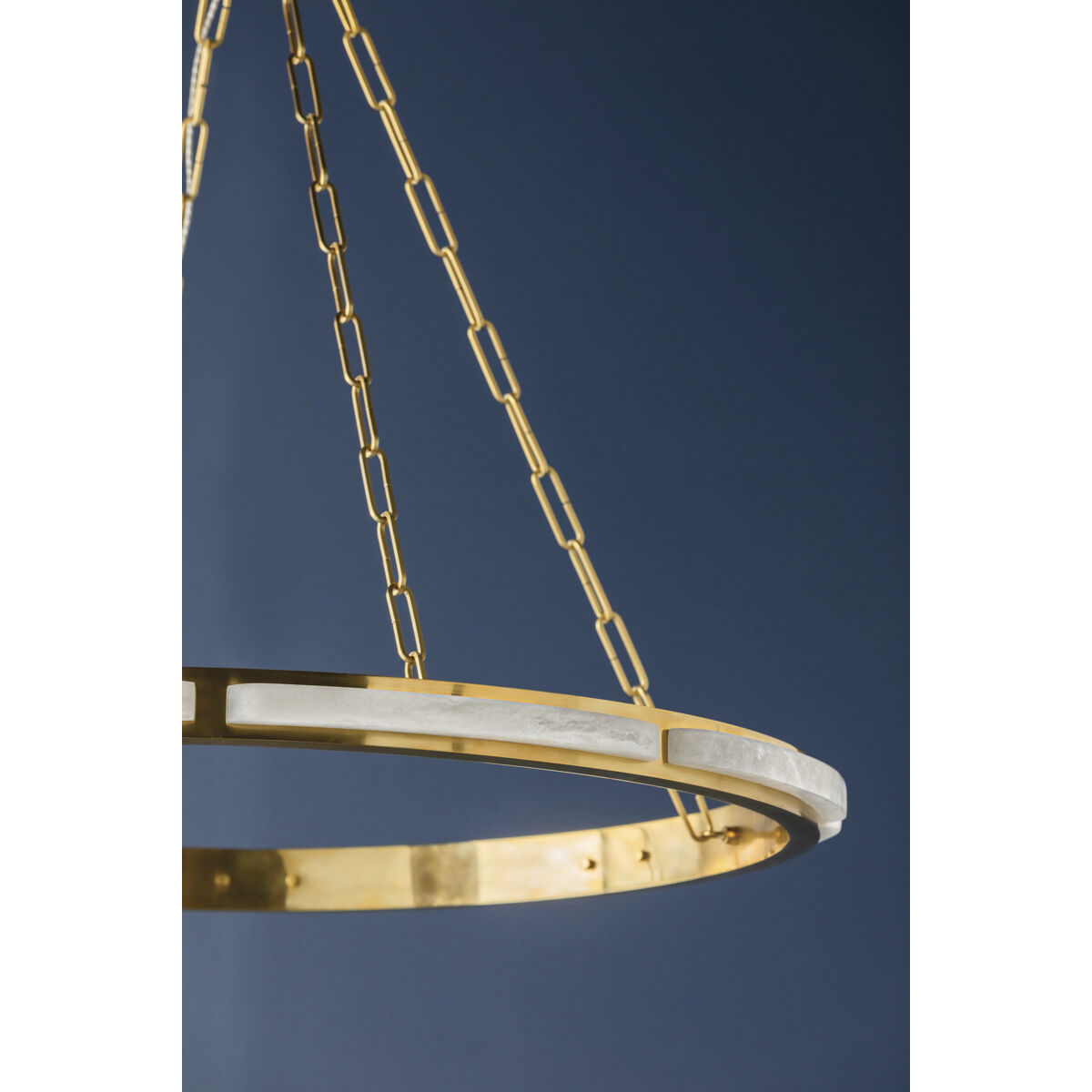 Wingate LED 36 inch Aged Brass Chandelier Ceiling Light