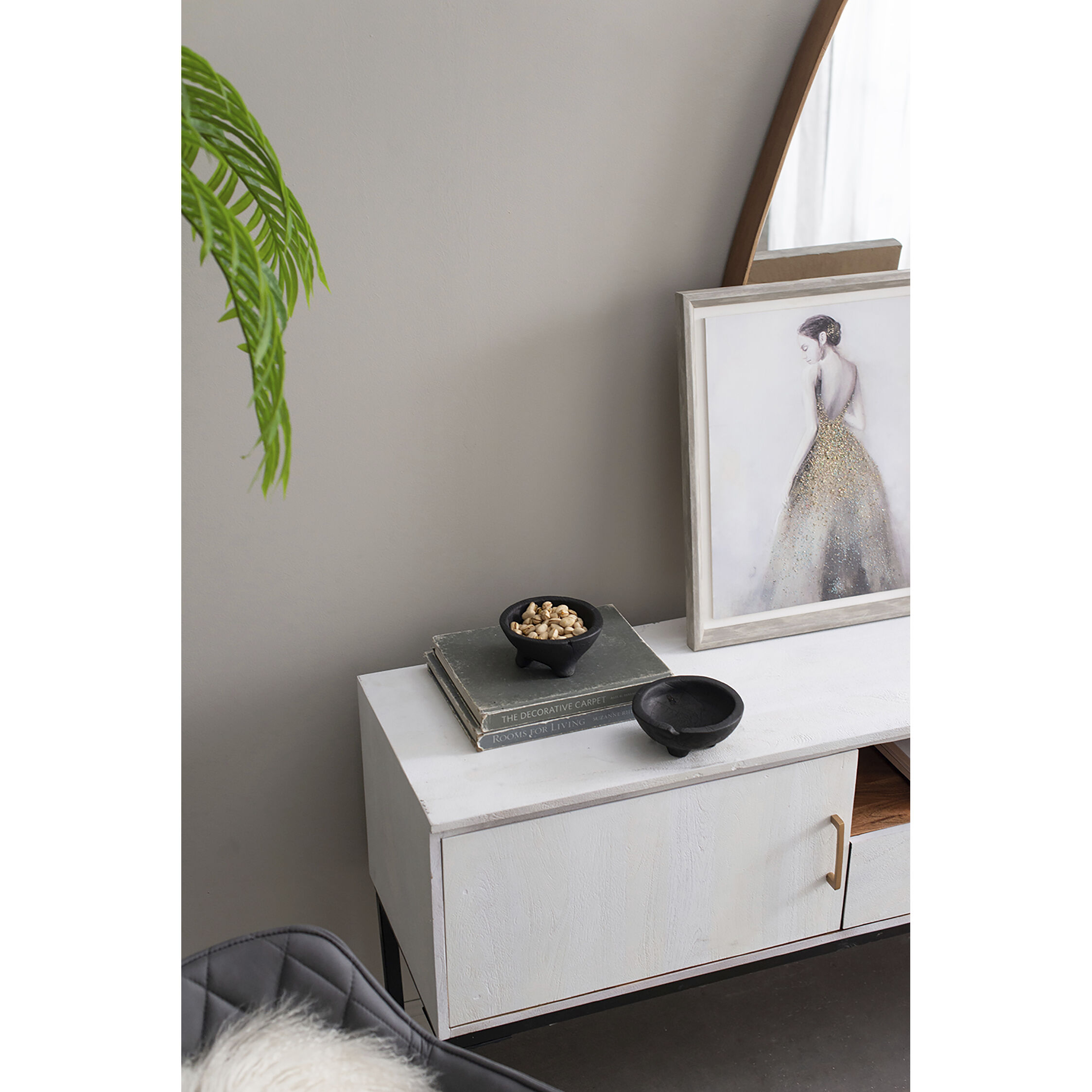 Teak 6 X 3 inch Bowls, With Legs, Set of 2