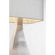 Anne-Marie Barton Terra-Forma 22.75 inch 8.00 watt Plaster White Right Table Lamp Portable Light