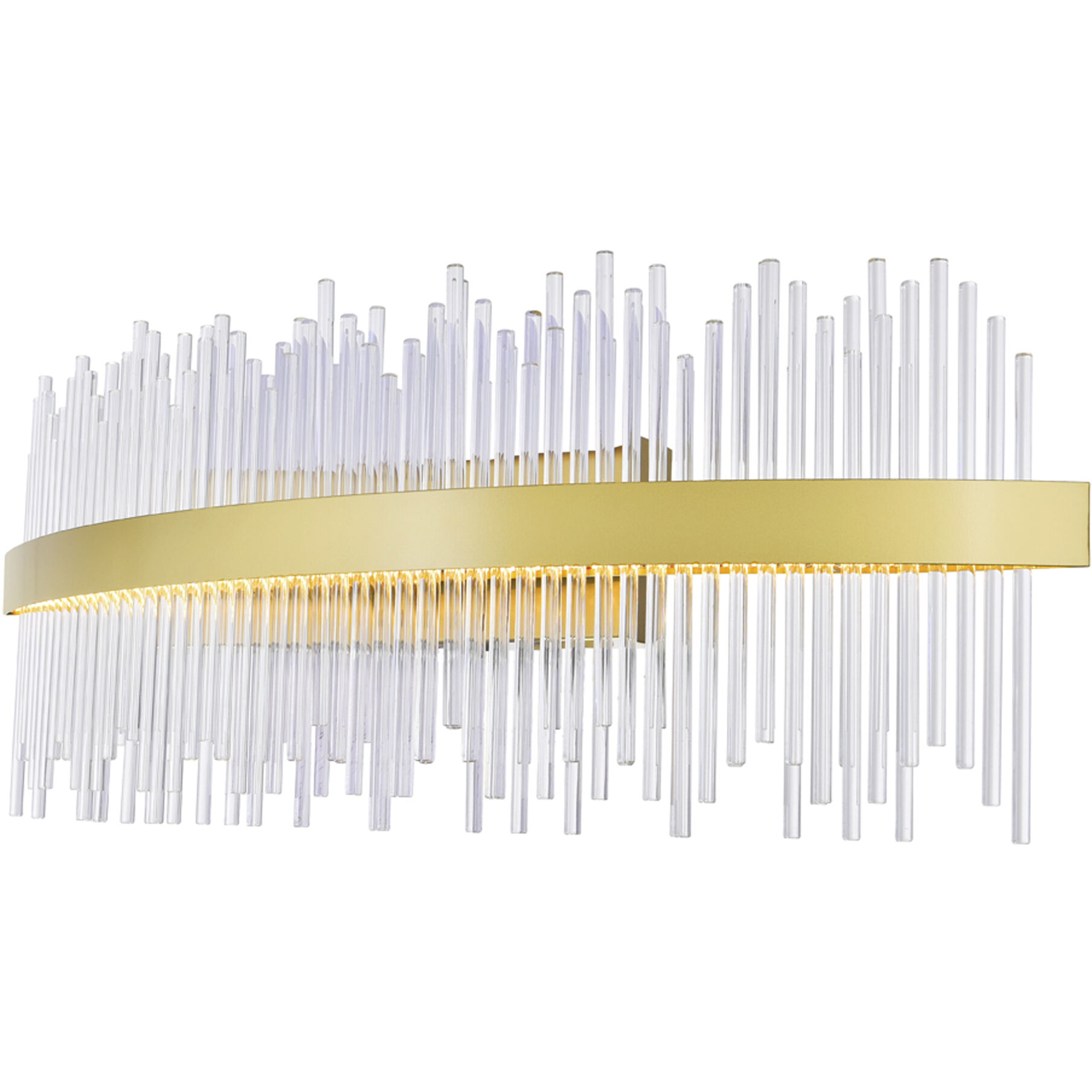 Genevieve LED 32 inch Medallion Gold Wall Light