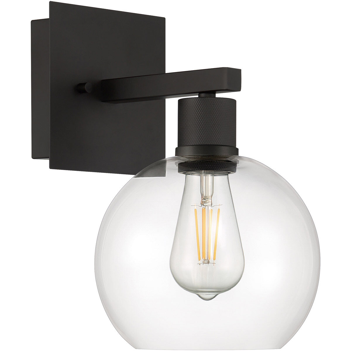 Port Nine LED 8 inch Matte Black Wall Sconce Wall Light