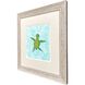 Swim Lesson Blue and Green and Multi and Beige Framed Art, Propac