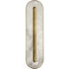 Kelly by Kelly Wearstler Wyllis Sconce Wall Light in Hand Rubbed Antique Brass