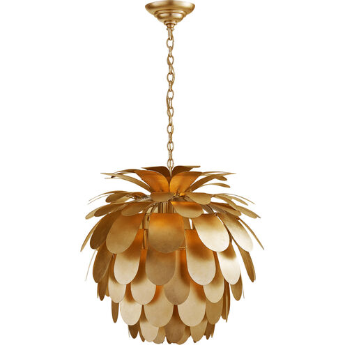 Chapman & Myers Cynara 1 Light 22.5 inch Gild Chandelier Ceiling Light, Medium