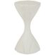 Dewey 11.5 inch Ivory Outdoor Accent Table